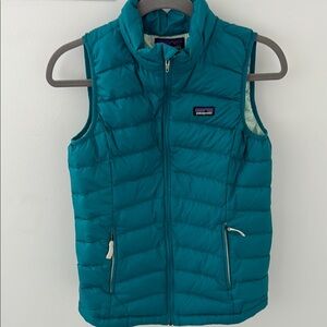 Patagonia Teal Puffer Vest